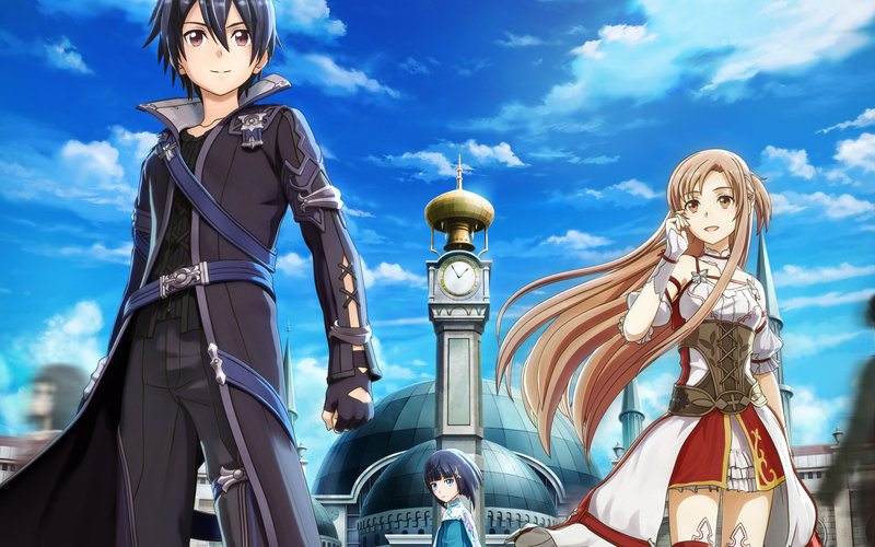 sword art online Kirito and Asuna