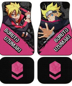 Boruto: Naruto Next Generation Car Floor Mats, Uzumaki Boruto Car Mats, Anime Car Accessories