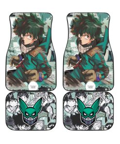 My Hero Academia Car Floor Mats, Deku Mix Manga Car Floor Mats, Anime Car Decoration