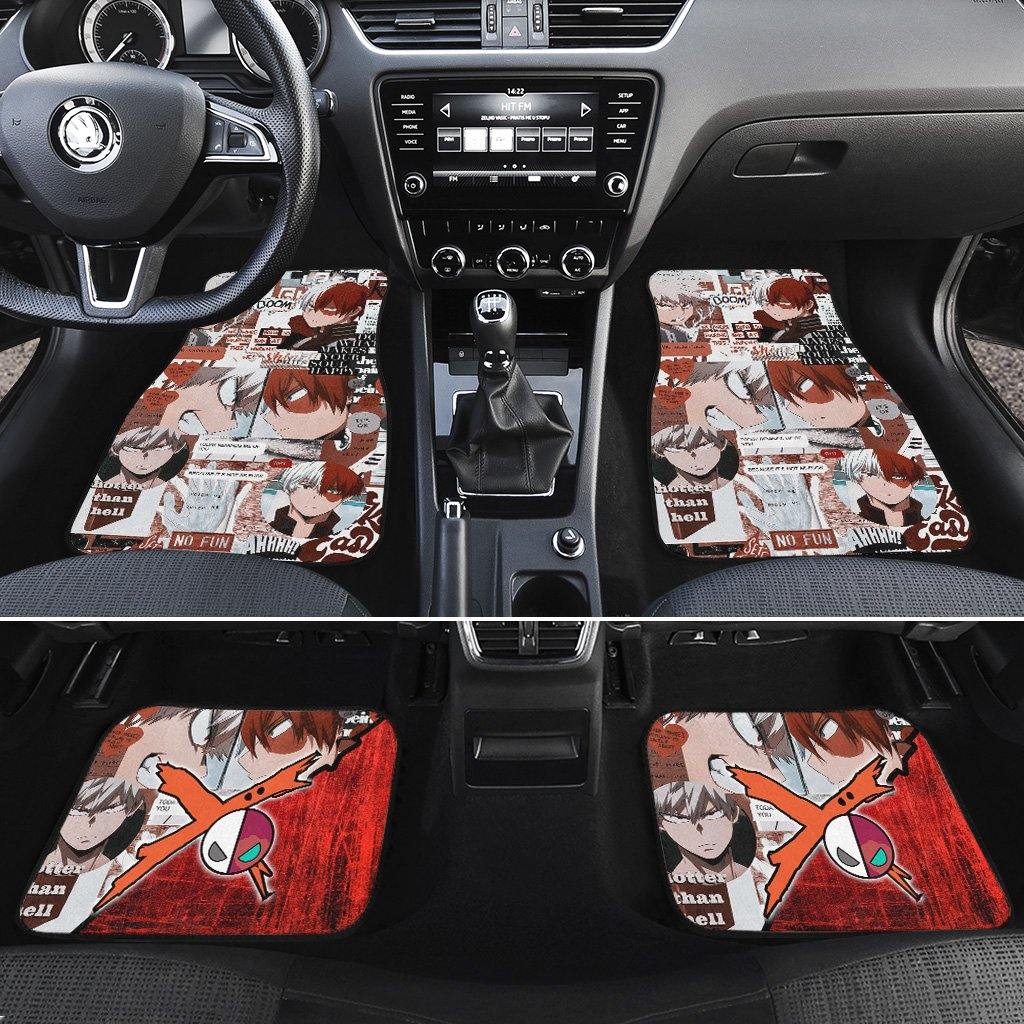 My Hero Academia Car Floor Mats, Shoto Todoroki x Bakugo Aesthetic