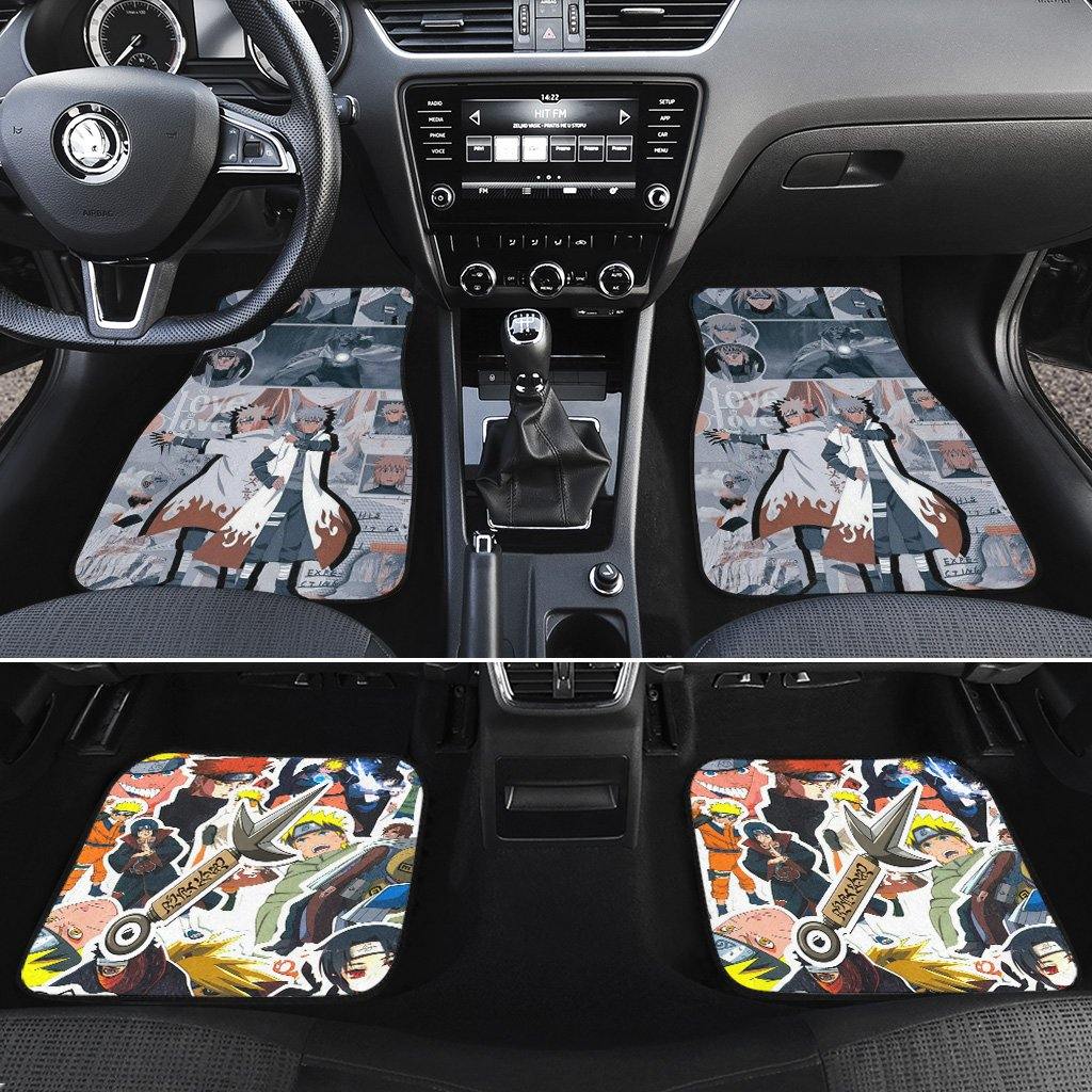 Naruto Car Floor Mats, Minato Kunai Car Floor Mats, Naruto Anime Car ...