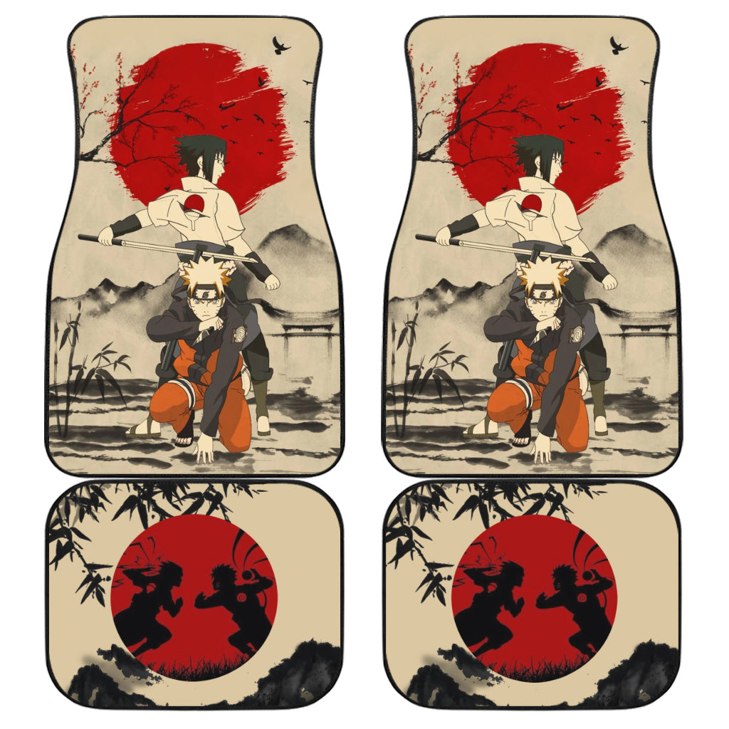 Naruto Car Floor Mats, Naruto x Sasuke Car Floor Mats, Naruto Anime Car Accessories