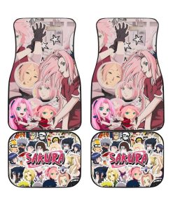 Naruto Car Floor Mats, Sakura Collection Car Floor Mats, Naruto Anime Car Accessories