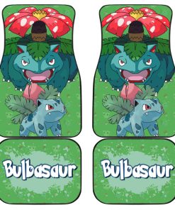 Pokemon Car Floor Mats, Bulbasaur Car Floor Mats, Anime Car Decoration