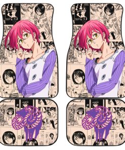 Seven Deadly Sins Car Floor Mats, Gowther Car Floor Mats, Anime Car Accessories