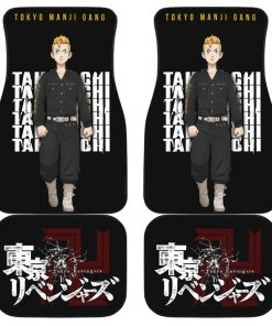 Tokyo Revengers Car Floor Mats, Tokyo Manji Gang Car Floor Mats, Takemichi Hanagaki Car Mats, Anime Car Accessories